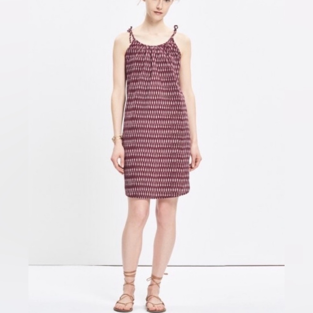 Madewell  Mini Dress Sleeveless Pockets Cotton SZ L EUC